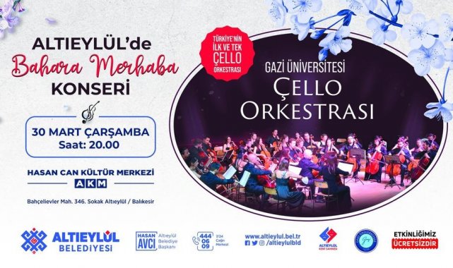 Altıeylül'de bahara merhaba konseri