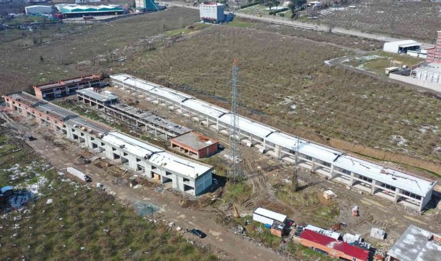 Altınordu'da oto galericiler sitesinin yüzde 50'si tamamlandı