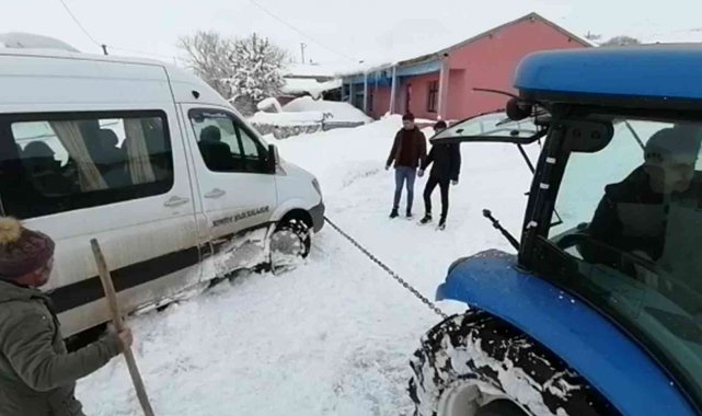 Ardahan'da bir ilçede eğitime ara verildi