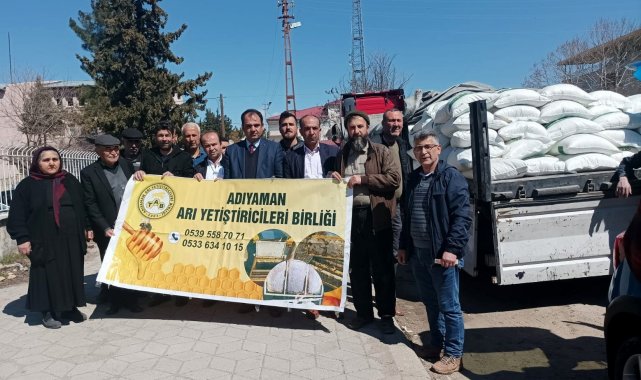 Arı üreticilerine şeker dağıtımı yapıldı
