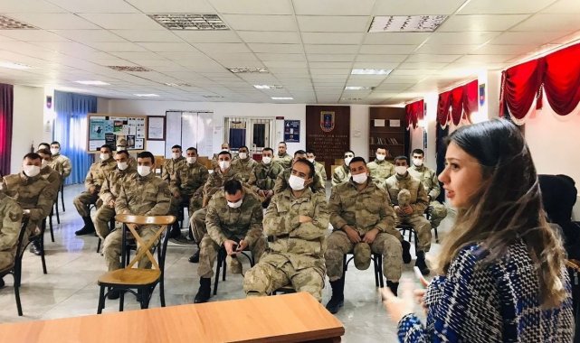 Askerlere tütün mamullerinin zararları hususunda eğitim verildi