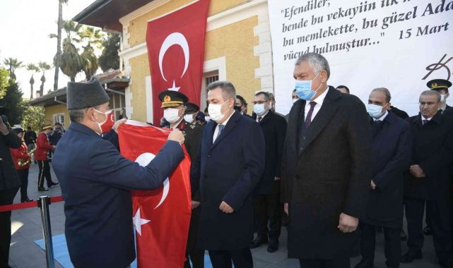 Atatürk'ün Adana'ya gelişinin 99. yıl dönümü törenle kutlandı