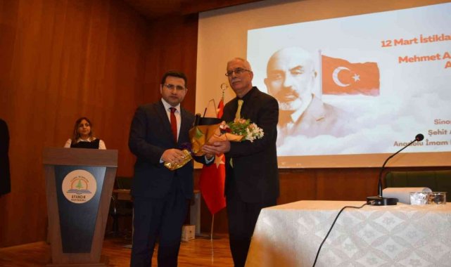 Ayancık'ta 12 Mart İstiklal Marşı'nın Kabulü programı