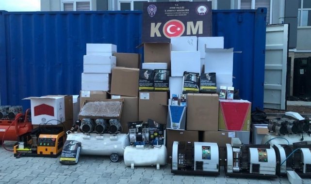 Aydın polisinden kaçak sigara operasyonu