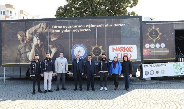 Bağımlılıkla Mücadele Narkotik TIR'ı Çanakkale'de