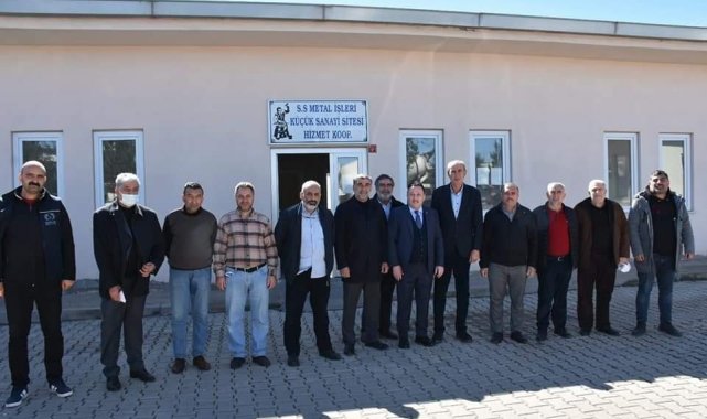 Bağlar belediyesinden metal sanayi sitesine destek