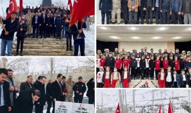 Bahçesaray&#039;da &#039;18 Mart Çanakkale Zaferi ve Şehitleri Anma Günü&#039; programı