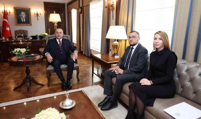 Bakan Çavuşoğlu, Ukrayna Büyükelçisi Bodnar ile görüştü
