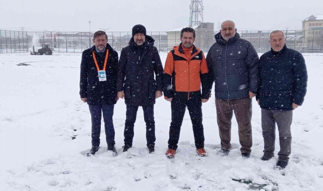 BAL maçı için kar seferberliği