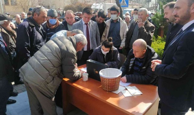 Balıkesir'de hibe koçlar için kura çekimi yapıldı