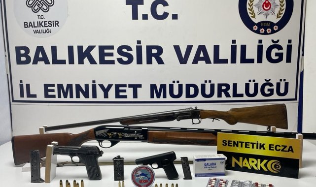 Balıkesir&#039;de polis ve jandarma suçlulara göz açtırmıyor