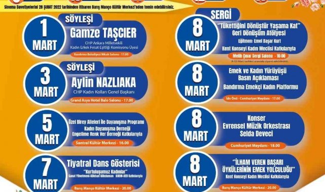 Bandırma Belediyesinde çalışan bayan personele "Kadınlar günü" izini