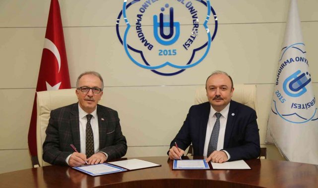 Bartın Üniversitesi ile Bandırma Onyedi Eylül Üniversitesi arasında protokol imzalandı