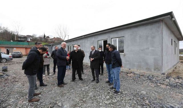 Başkan Aygün, İshakçılar'daki projeleri inceledi