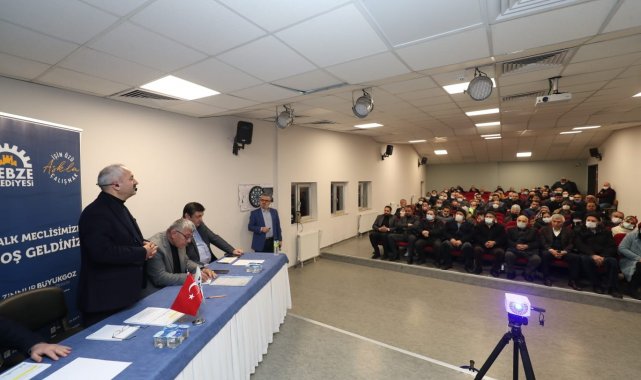 Başkan Büyükgöz, vatandaşlara projeleri anlattı