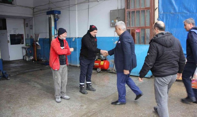 Başkan Çalışkan, sanayi esnafını ziyaret etti