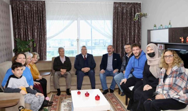 Başkan Çerçi ev ziyaretlerini sürdürüyor