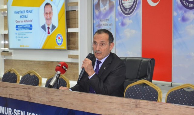 Başkan Dağtekin Medeniyet Sohbetleri'nde konuştu