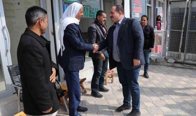 Başkan Ekinci esnafı ziyaret ederek sorunlarını dinledi