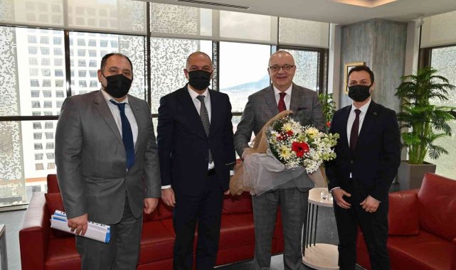 Başkan Ergün misafirlerini ağırladı