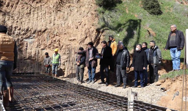 Başkan Özcan, 250 tonluk su deposunun temelini attı