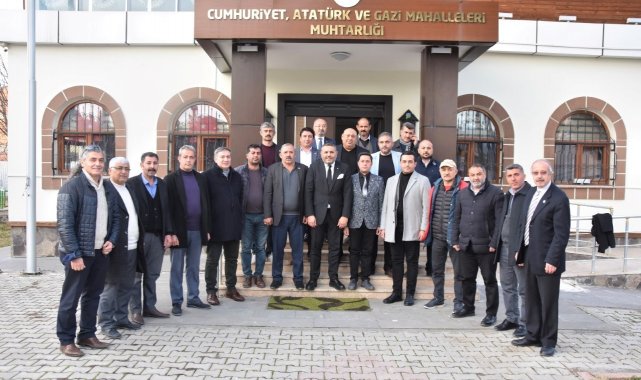 Başkan Sadıkoğlu muhtarlarla buluştu