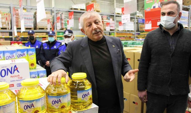 Başkan Sarı'dan marketlerde 'ayçiçeği yağı stokçuluğu' ve 'fahiş fiyat' denetimi