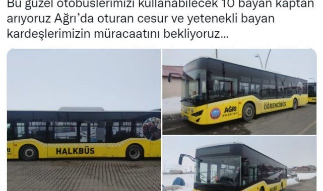 Başkan Sayan: &quot;10 kadın kaptan arıyoruz&quot;