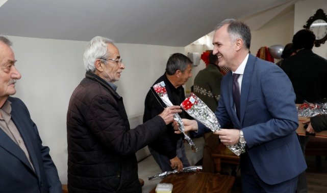 Başkan Taban&#039;dan huzurevi sakinlerine sürpriz ziyaret