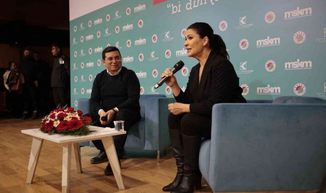 Başkan Tütüncü, İclal Aydın'ın konuğu oldu