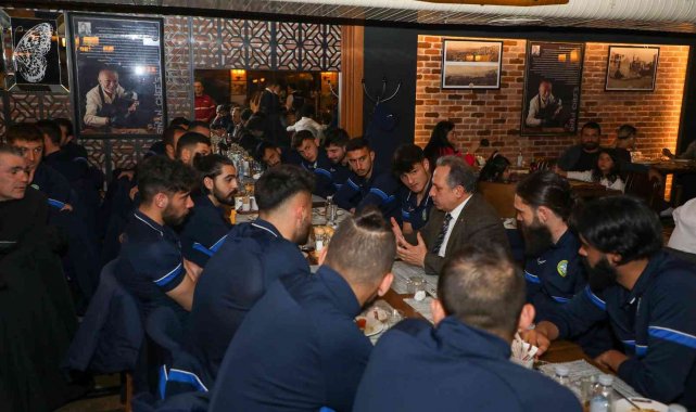 Başkan Yalçın Talasgücü heyeti ile bir araya geldi