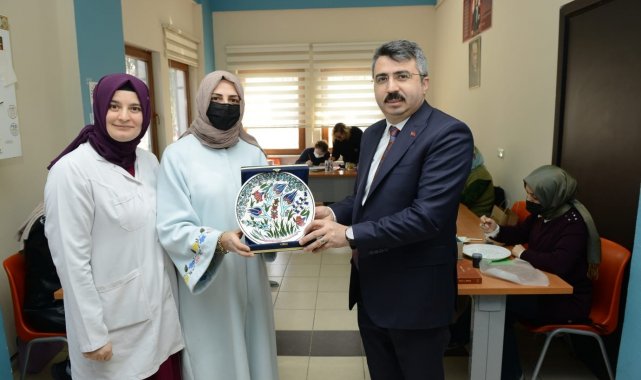 Başkan Yılmaz&#039;dan YILMEK&#039;e Ziyaret