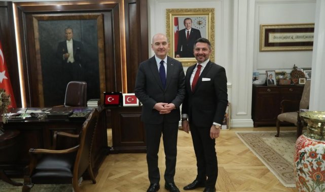 Başkan Yüzügülü, Bakan Soylu ile Sivrihisar'daki projeler hakkında fikir alışverişinde bulundu