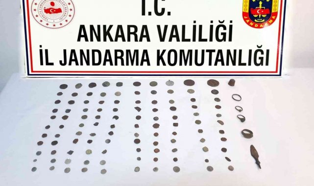 Başkent'te 4 bin 886 sikke ve 110 tarihi obje ele geçirildi