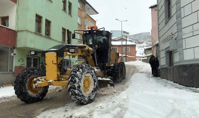 Bayburt&#039;ta kar ve tipi