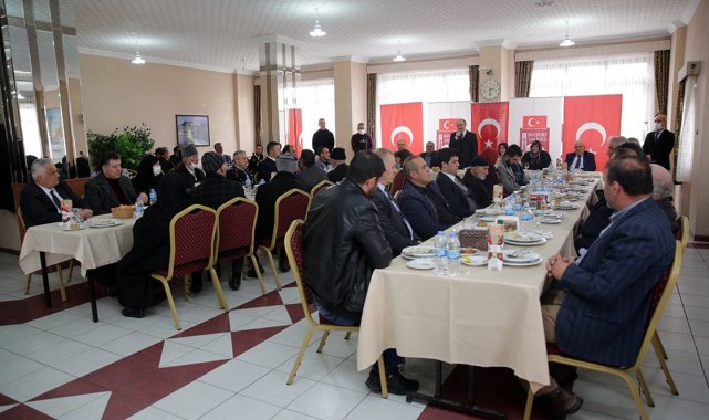 Bayburt'ta şehit aileleri ve gaziler onuruna yemek verildi