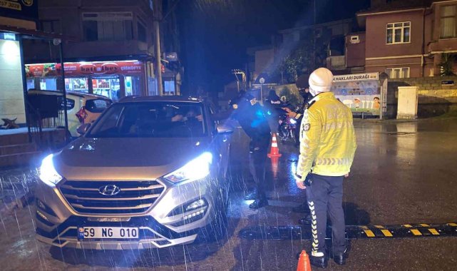 Bekçiler asayiş uygulaması yaptı