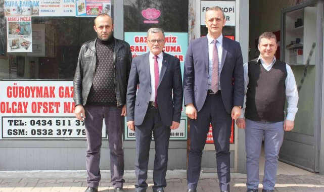 BİK Müdürü Uluçamlıbel&#039;den Kaymakam Cankaloğlu&#039;na ziyaret
