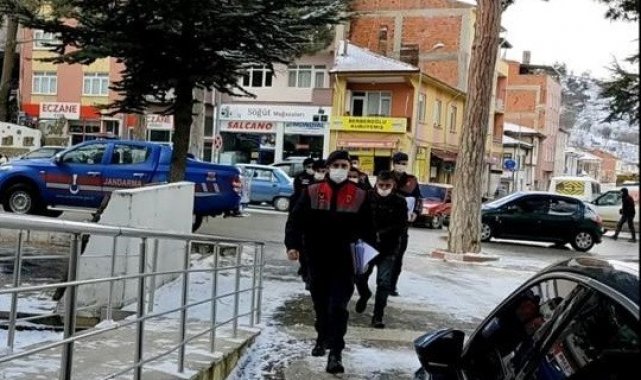 Bilecik jandarması 5 ayrı yerde hırsızlık yapan 4 kişiyi yakaladı