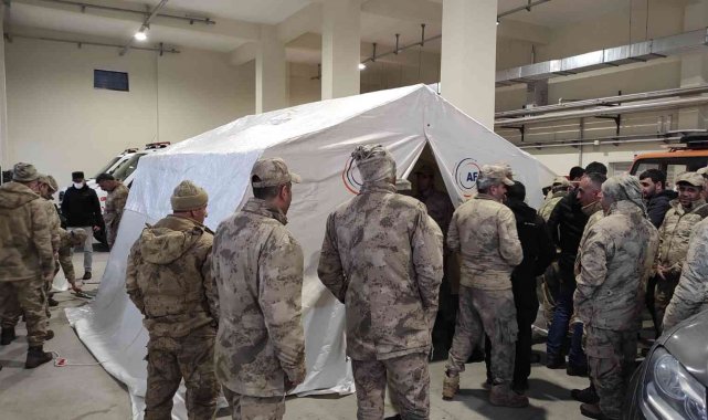 Bingöl AFAD, koruculara çadır kurma eğitimi veriyor