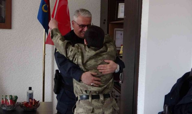 Bir günlüğüne jandarma oldular, hayallerini gerçekleştirdiler