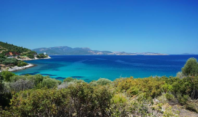 Bodrum&#039;da deniz pırıl pırıl oldu