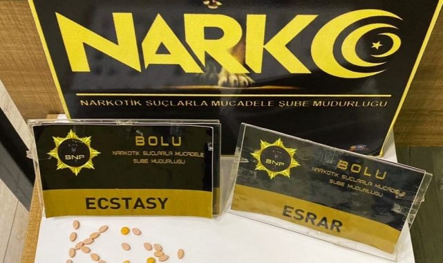 Bolu&#039;da uyuşturucuyla yakalanan yabancı uyruklu şahıs tutuklandı