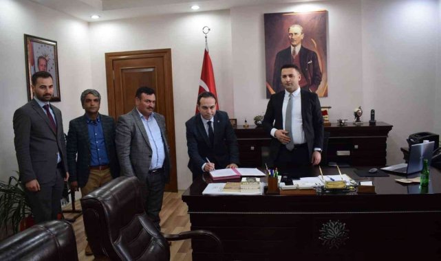 Bozdoğan Başalan Mahallesi'ne yapılacak sağlık evi için protokol imzalandı