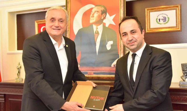 Bozüyük Ağız ve Diş Sağlığı Merkezi Başhekimi Cerrah'tan Başkan Bakkalcıoğlu'na ziyaret