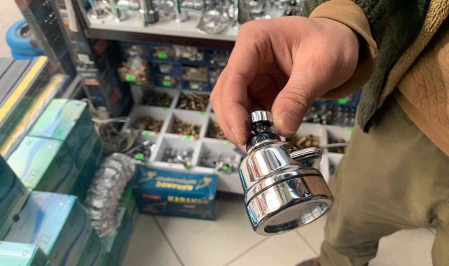 Bu aparatlar sayesinde yüzde 50 su tasarrufu sağlanıyor