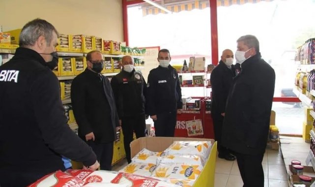 Bünyan&#039;da depo ve stoklar incelendi