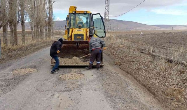 Bünyan&#039;da yol bakım çalışmaları devam ediyor