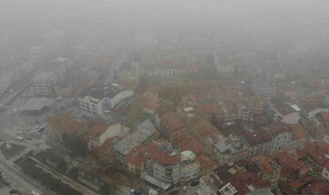 Burdur'da yoğun sis etkili oldu