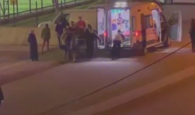 Bursa'da halı sahada maç oynayan bir kişi aniden fenalaştı